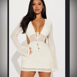 New Crochet Mini Dress